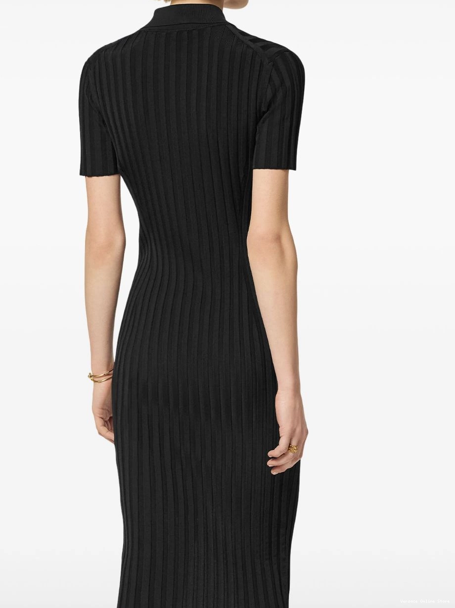 Cheap knitted midi Versace Women shirt dress 0429